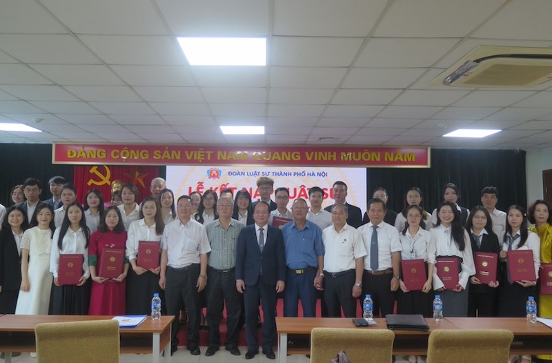 Đoàn Luật sư TP Hà Nội kết nạp 47 luật sư thành viên mới